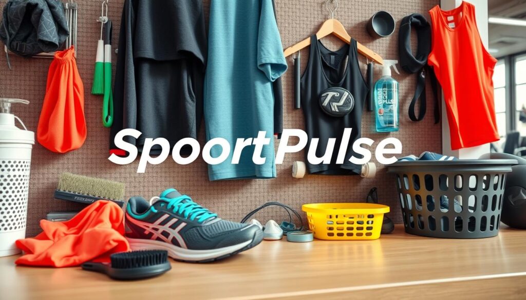 athletic gear maintenance
