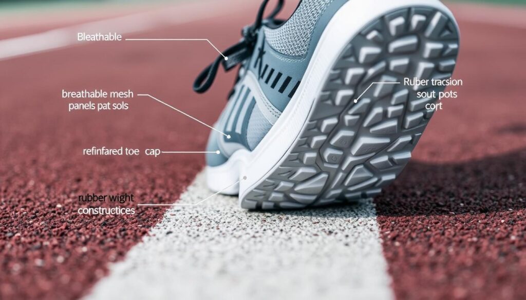 athletic shoe features