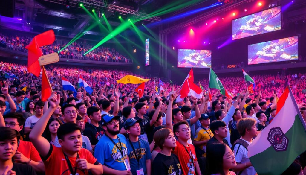 esports tournament crowd