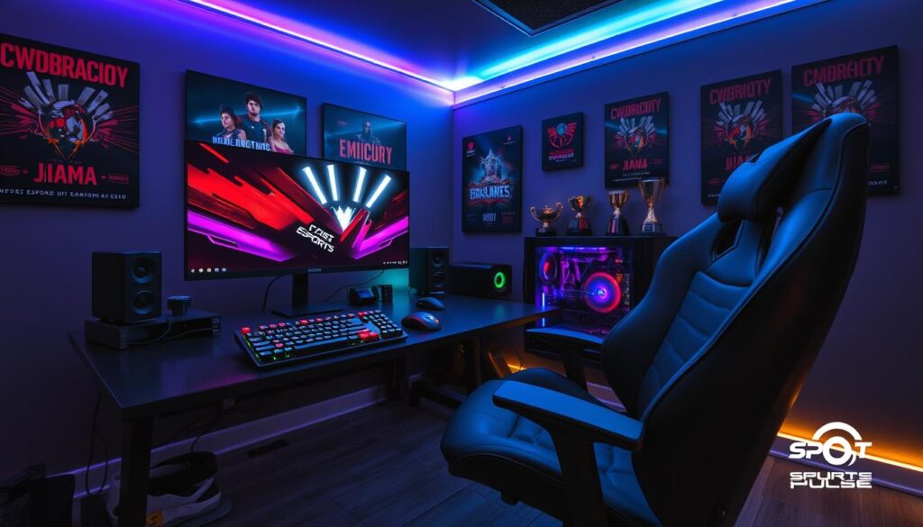 gaming environment setup