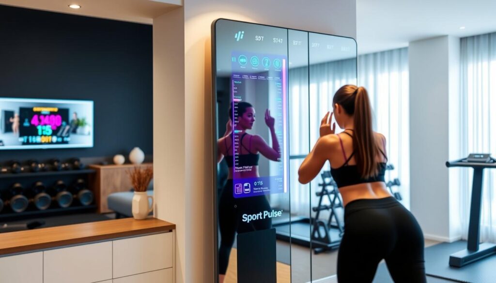 interactive fitness mirror