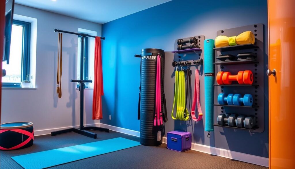 space-saving fitness equipment
