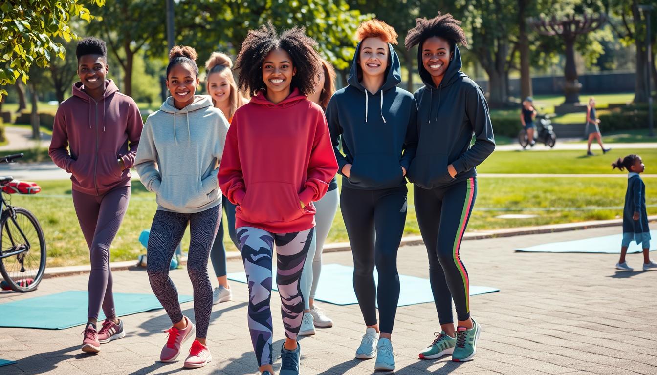 trendy athleisure apparel for active lifestyles.