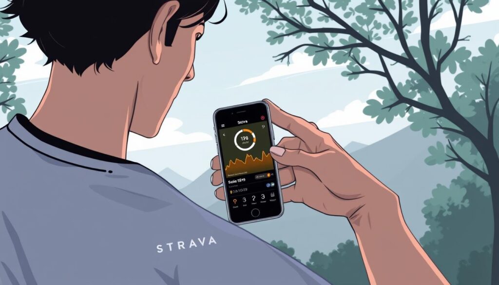 Strava fitness tracking app