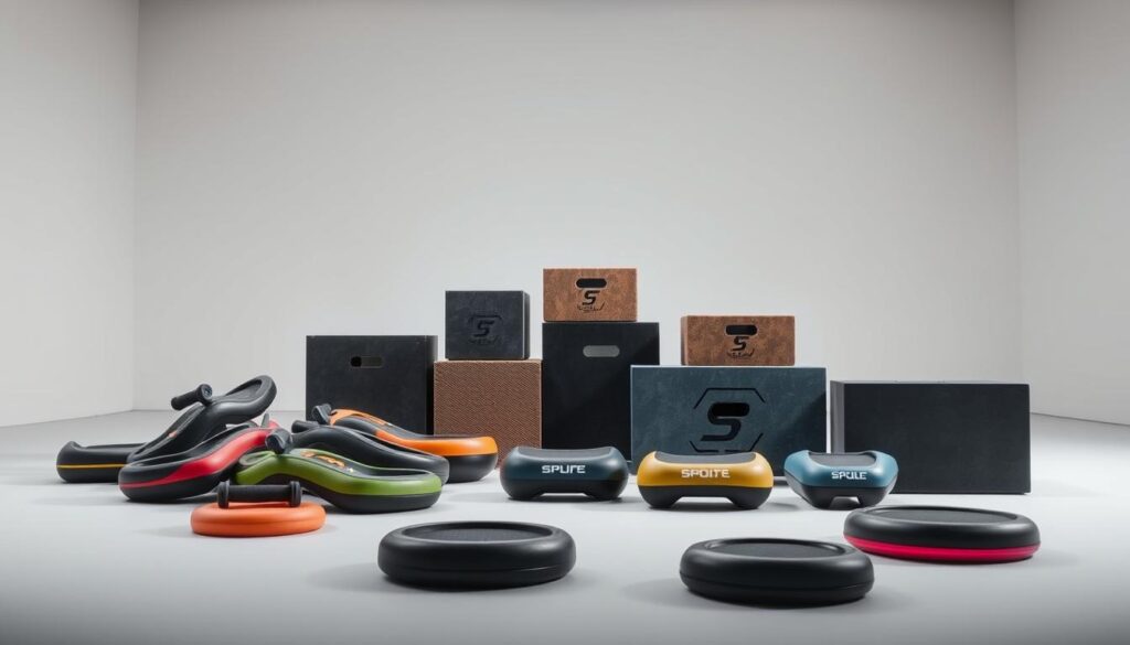 core sliders and plyo boxes