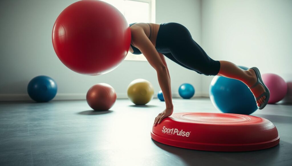 exercise ball core workouts