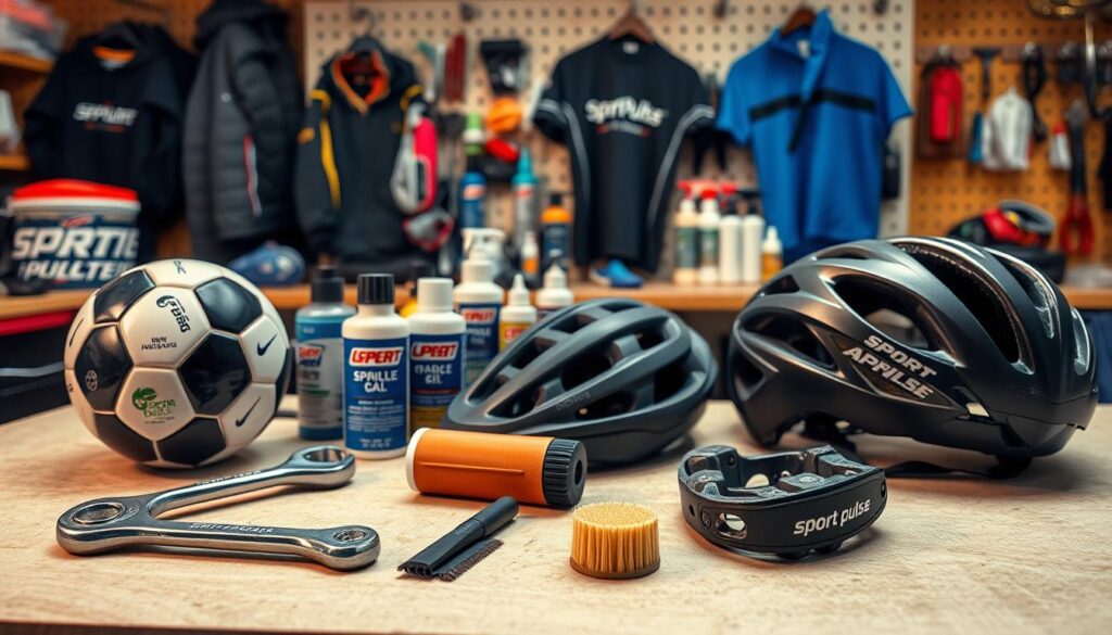 sports gear maintenance